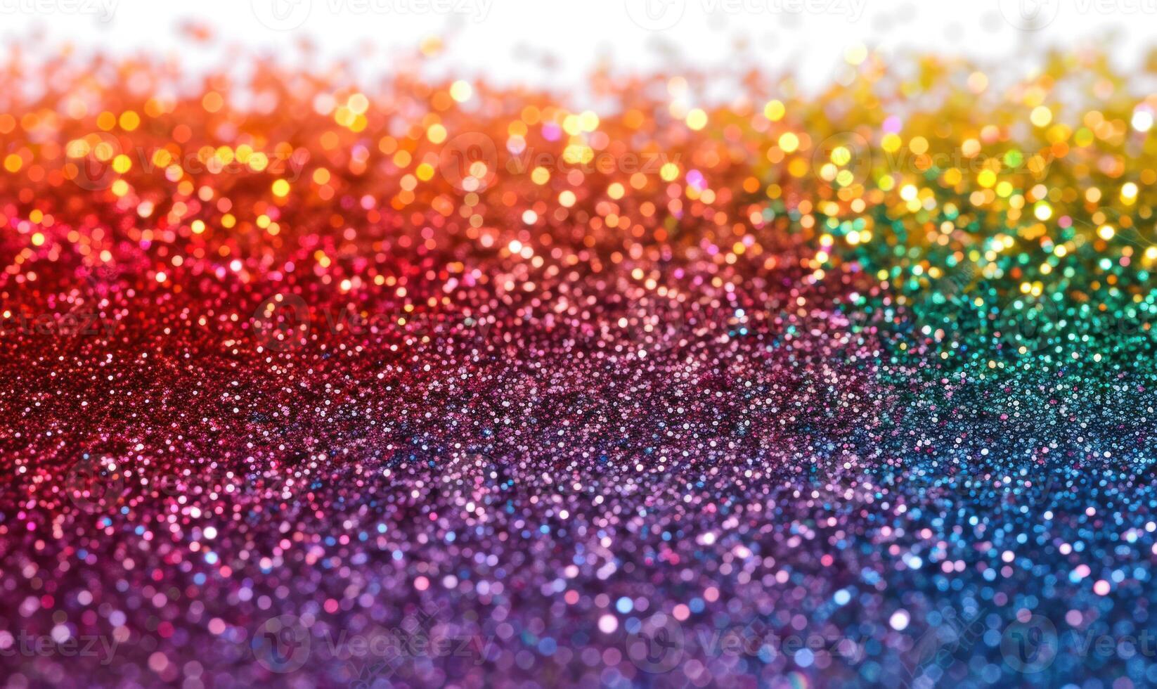 AI generated Colorful glitter background with bokeh defocused lights and shadow photo