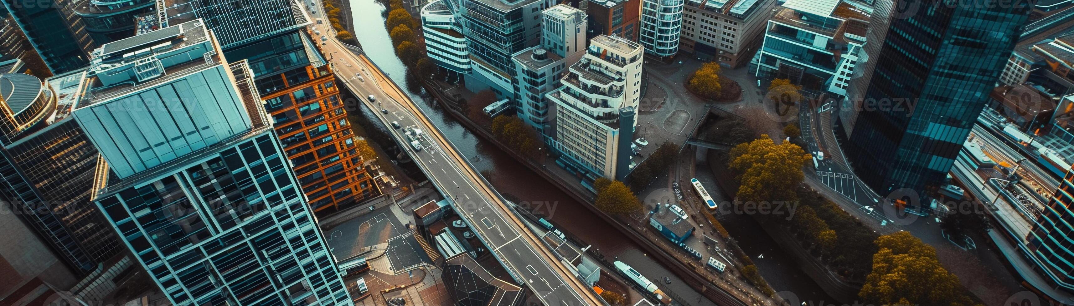 AI generated Drone Photography, background image, generative AI photo