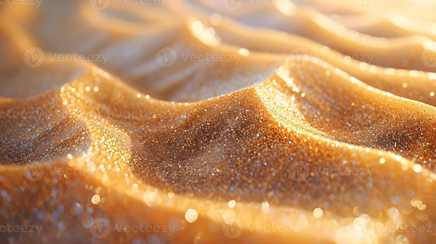 AI generated Delicate ballet of individual grains of sand, background image, AI generated photo