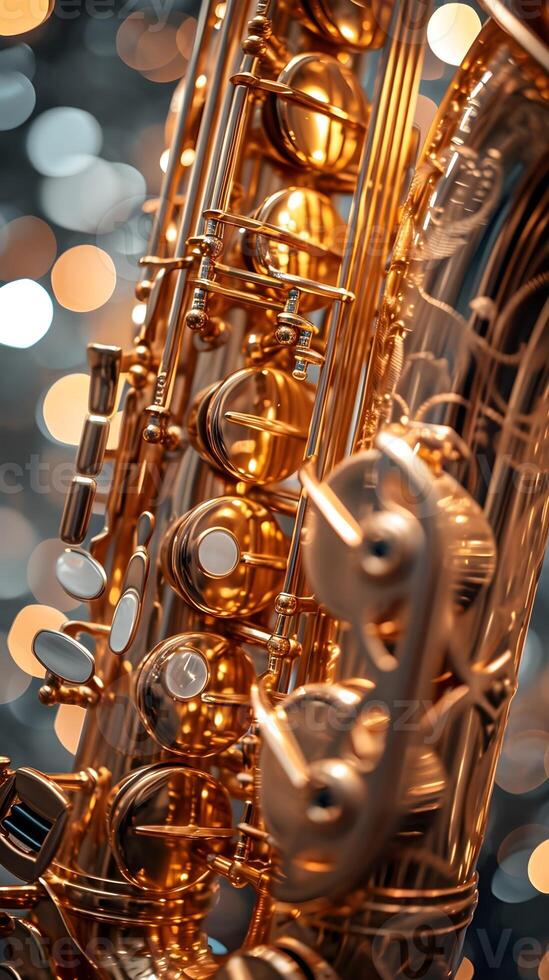 AI generated Intricate details and textures of a musical instrument, background image, AI generated photo