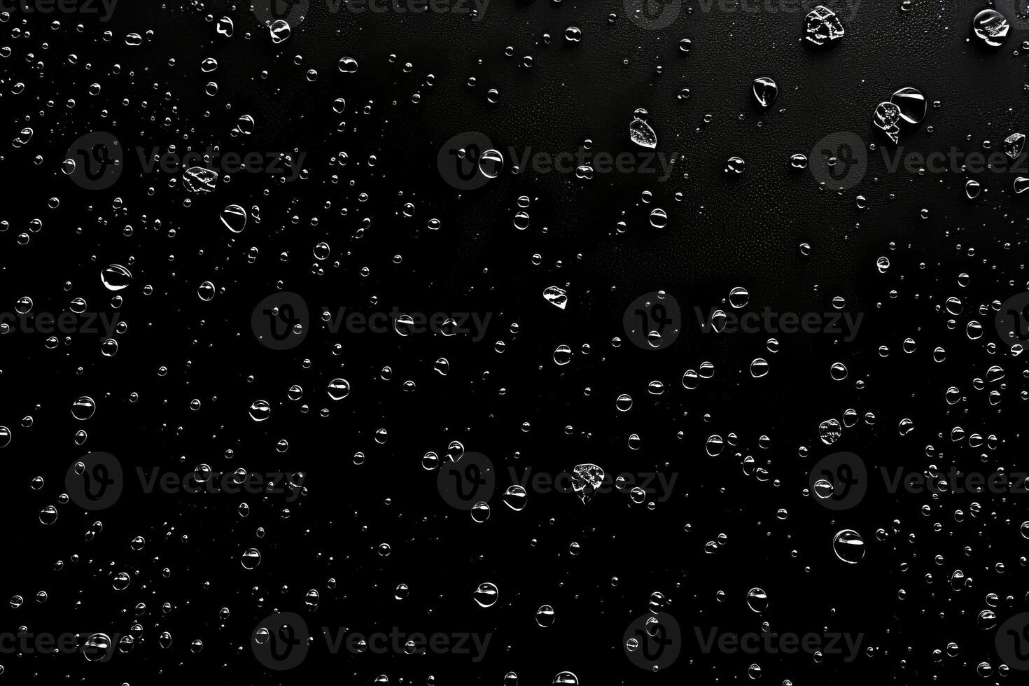 AI generated Bubble texture isolated on black background for compositing. Close-up photo. photo