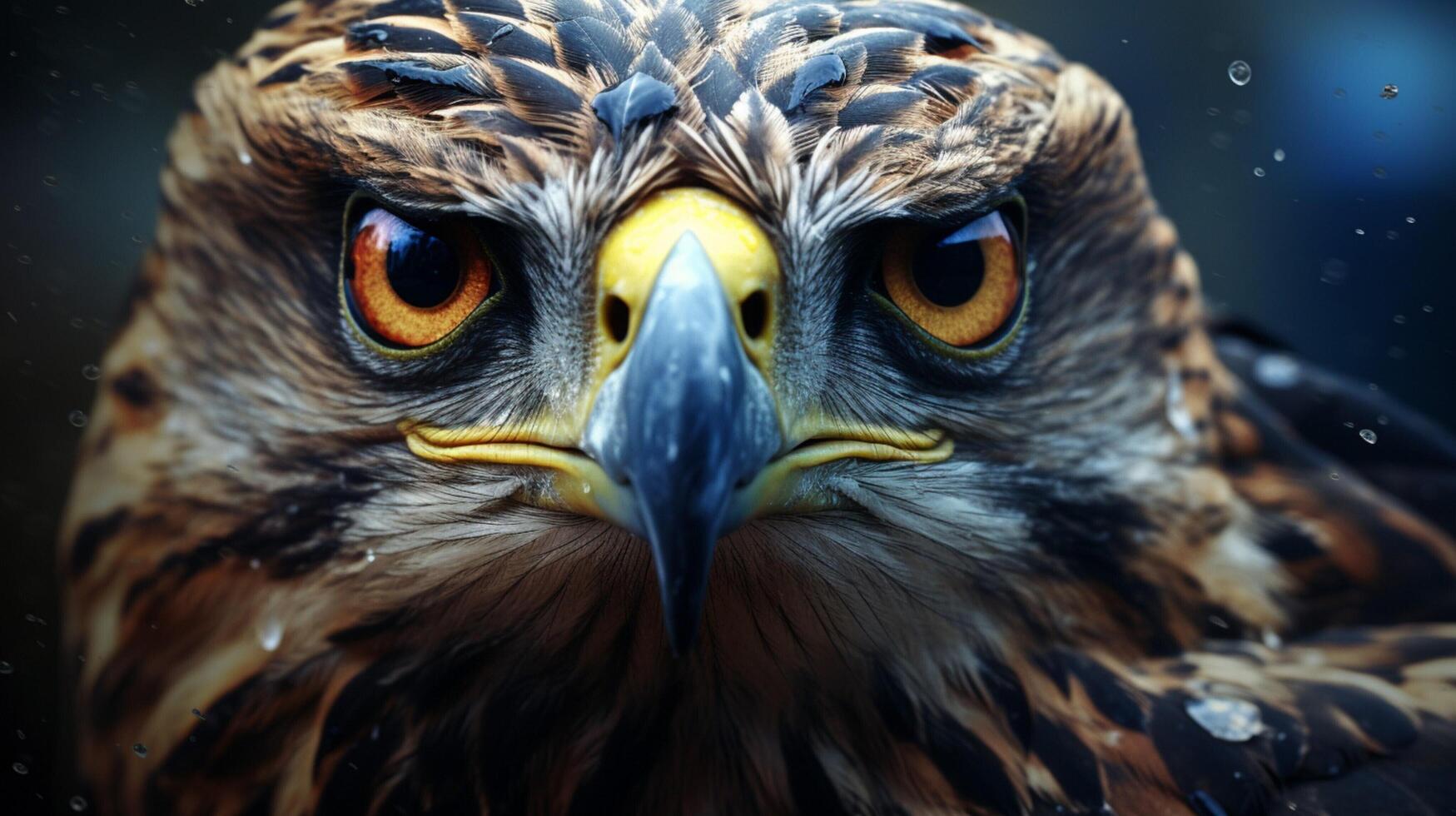 AI generated hawk high quality image photo