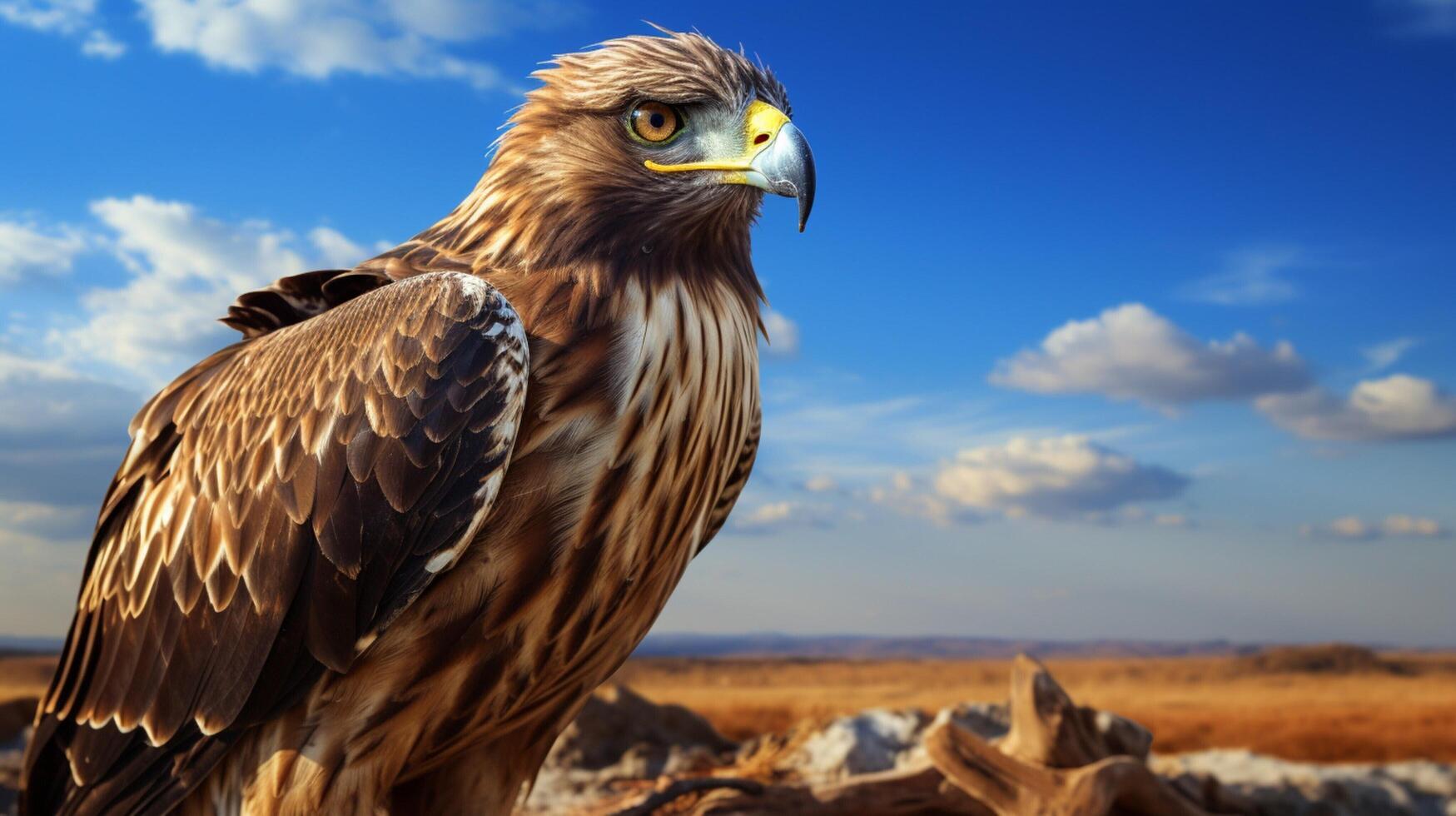 AI generated hawk high quality image photo