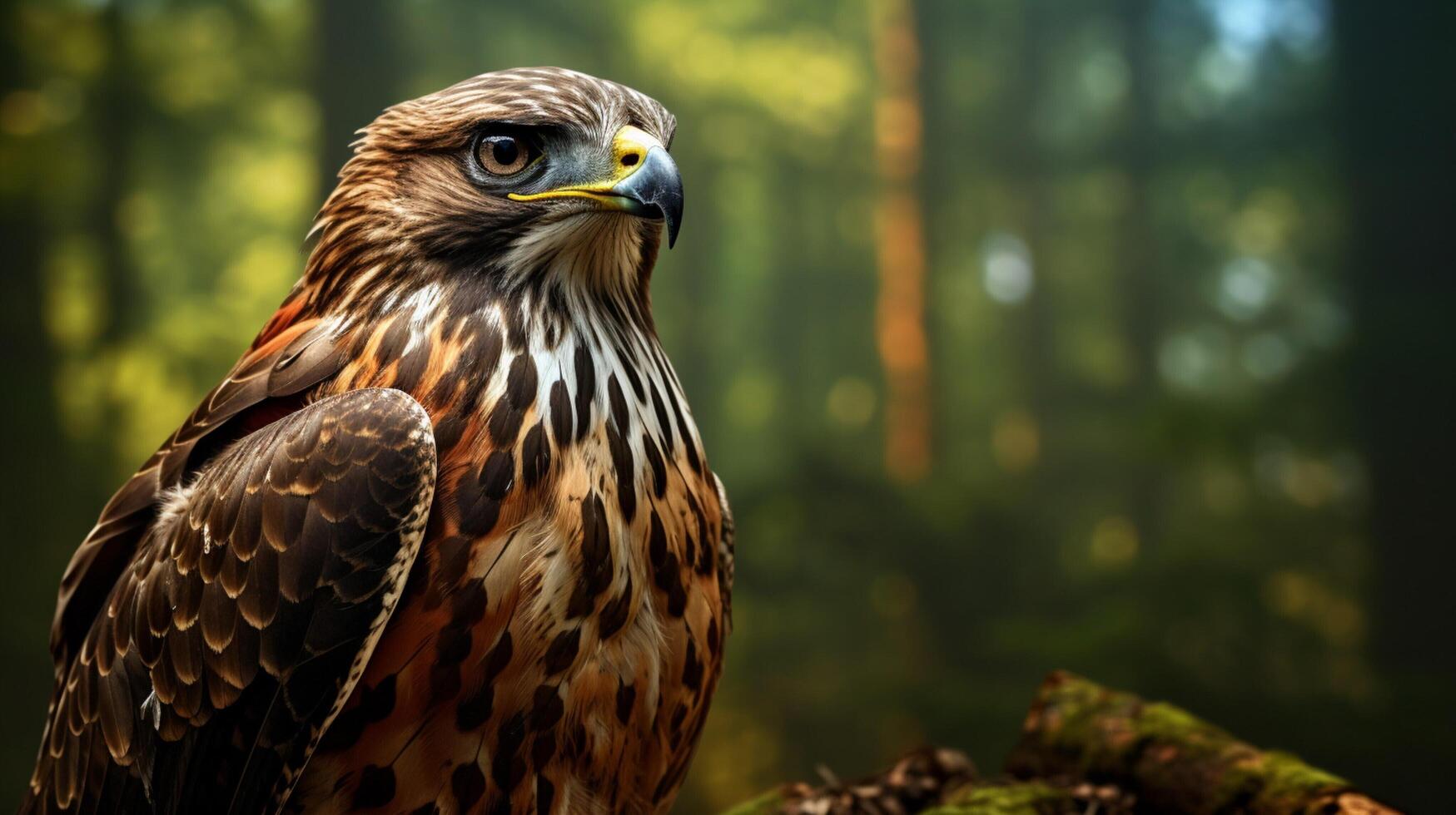 AI generated hawk high quality image photo