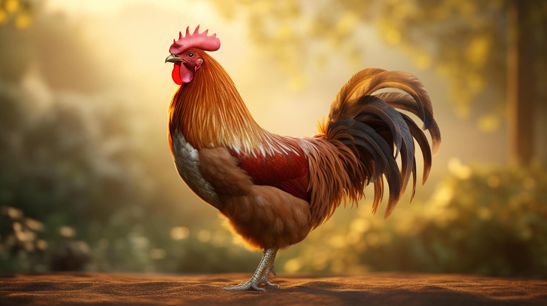 AI generated hen high quality image photo