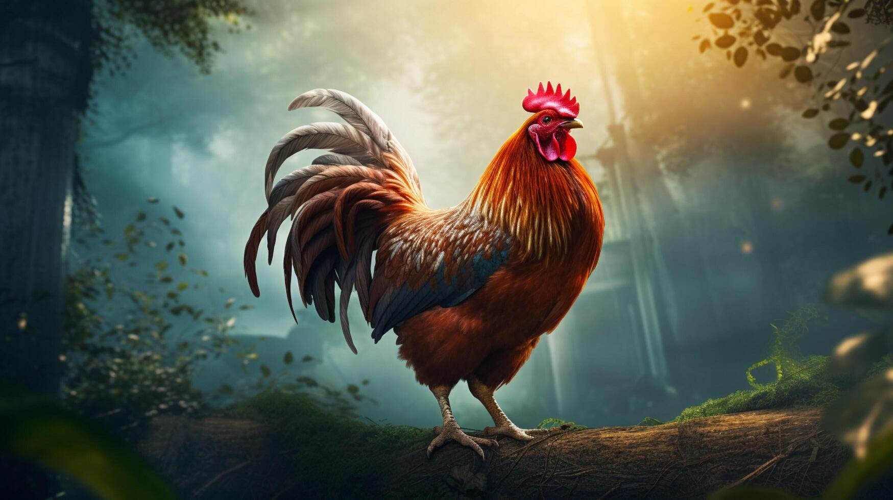 AI generated hen high quality image photo