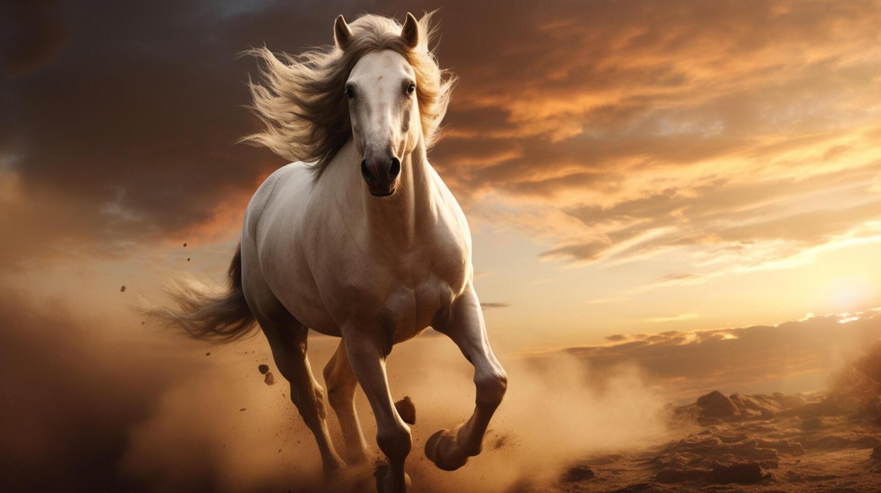 AI generated horse high quality image photo