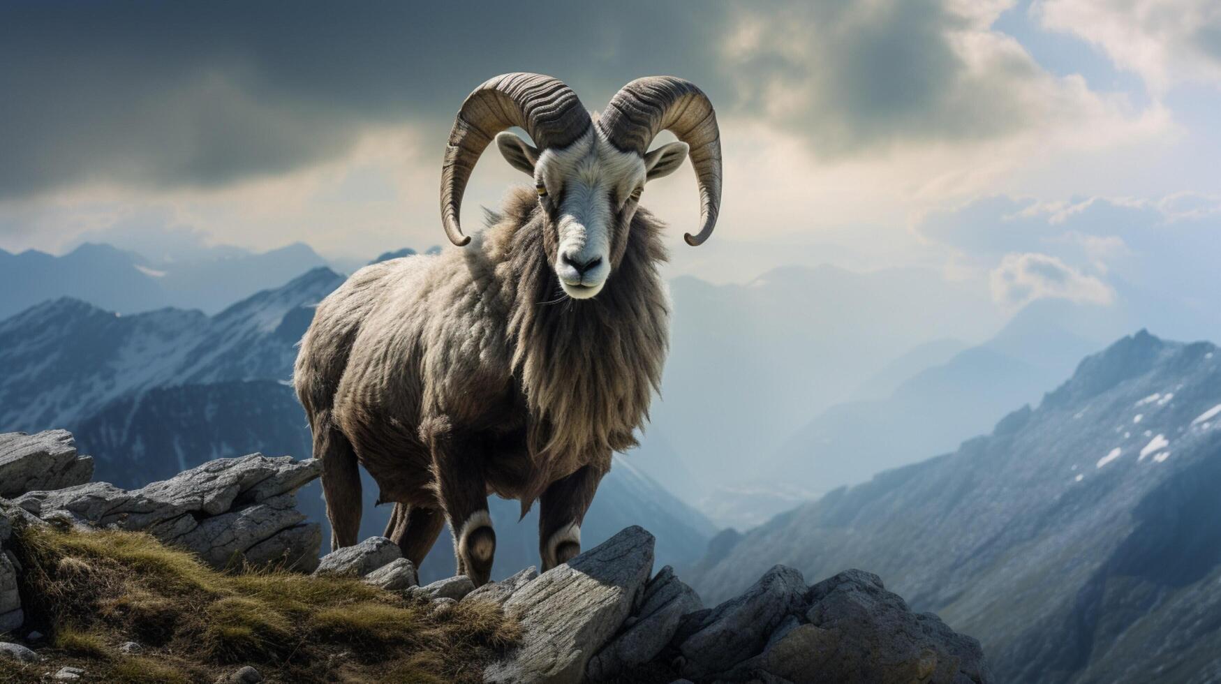 AI generated ibex high quality image photo