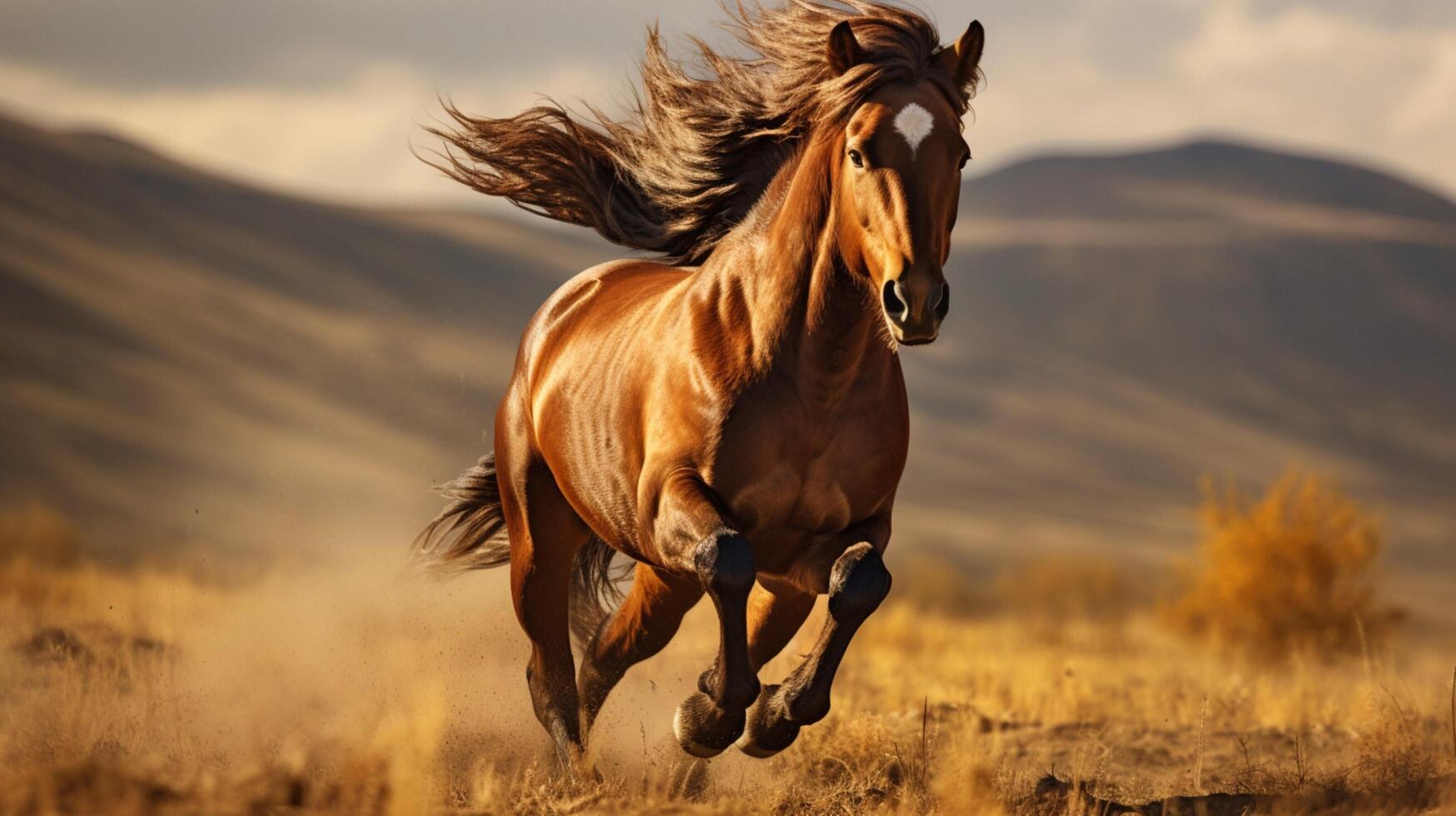 AI generated horse high quality image photo