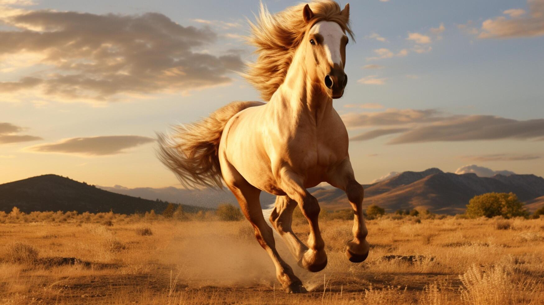 AI generated horse high quality image photo