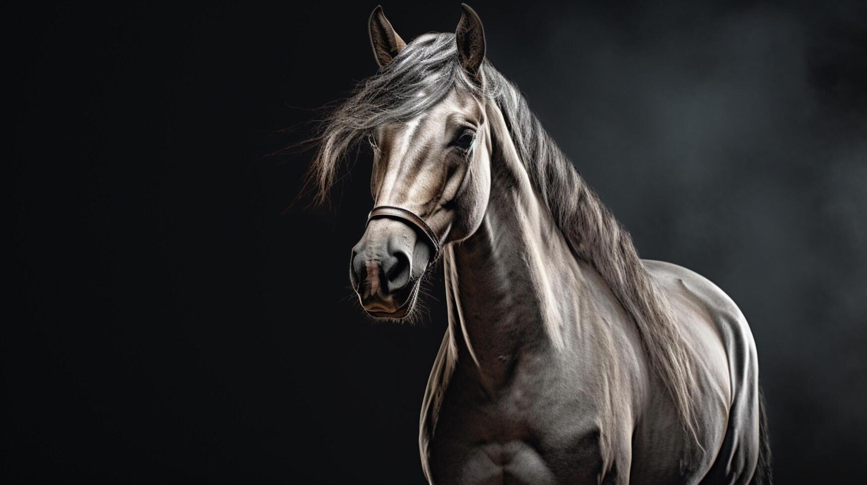 AI generated horse high quality image photo