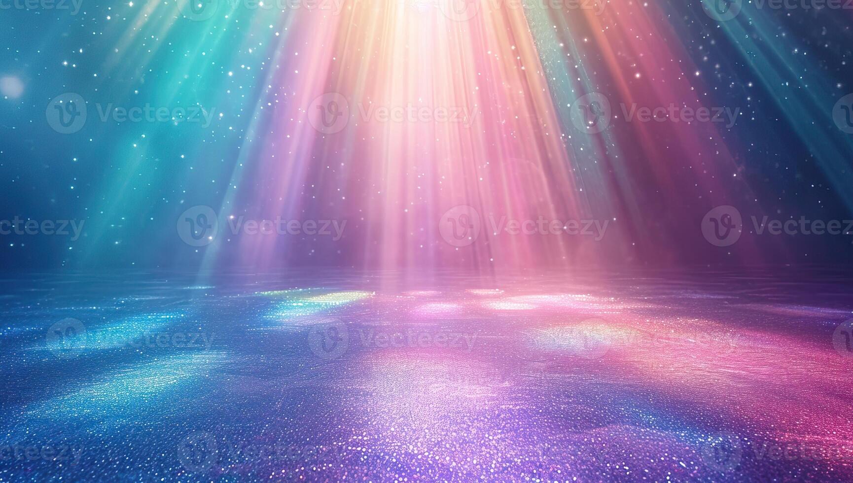 AI generated abstract disco background with some rays in it photo