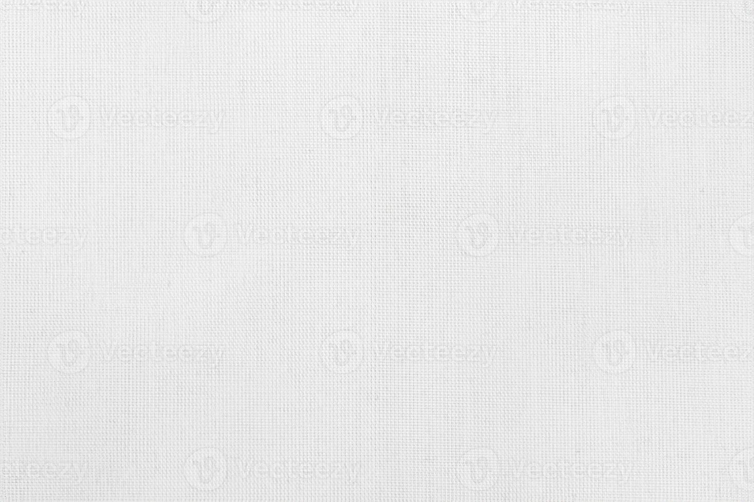 White cotton fabric texture background, seamless pattern of natural textile. photo