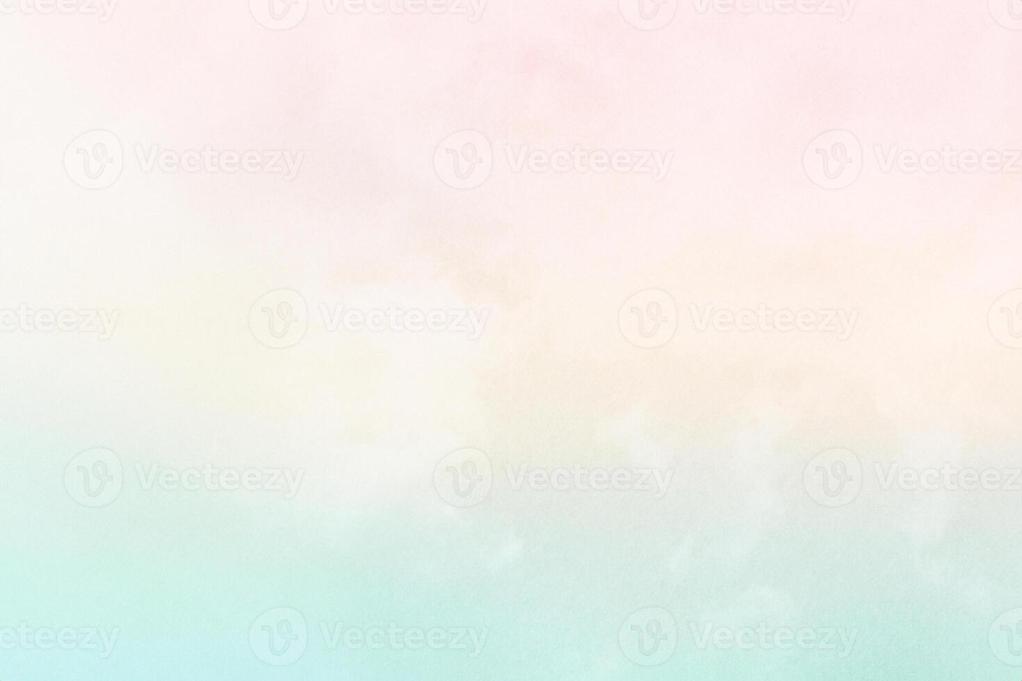soft cloud and sky with pastel gradient color and grunge paper texture, abstract nature background photo