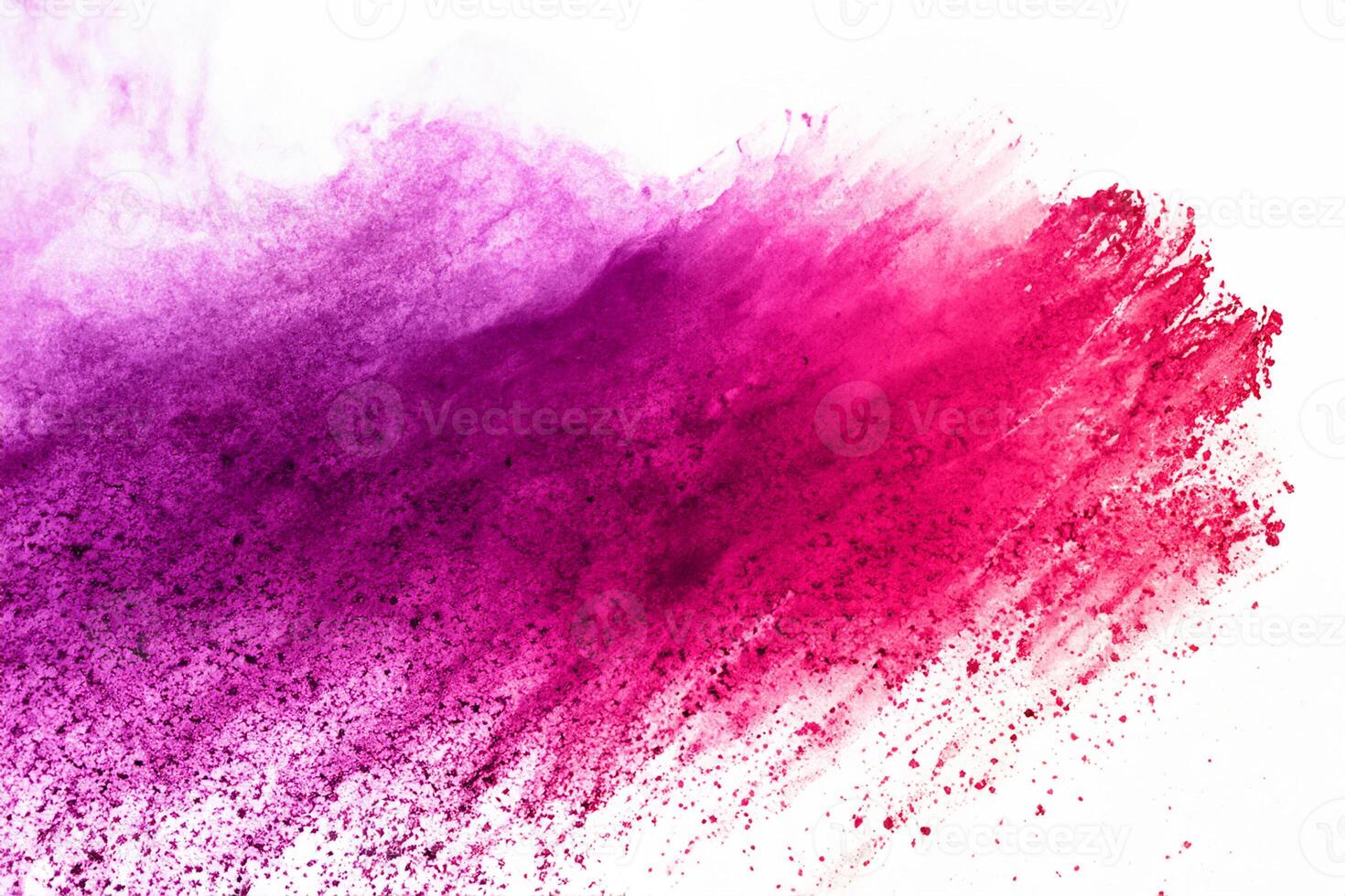 abstract powder splatted background. Colorful powder explosion on white background. Colored cloud. Colorful dust explode. Paint Holi. photo