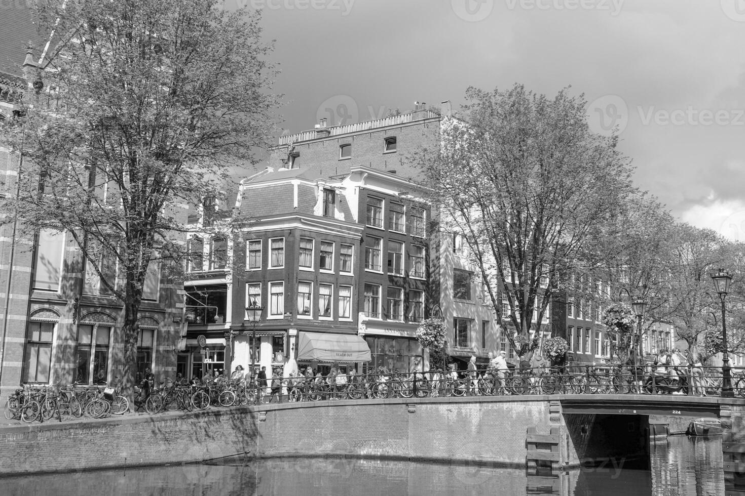 el ciudad de Amsterdam en Holanda foto