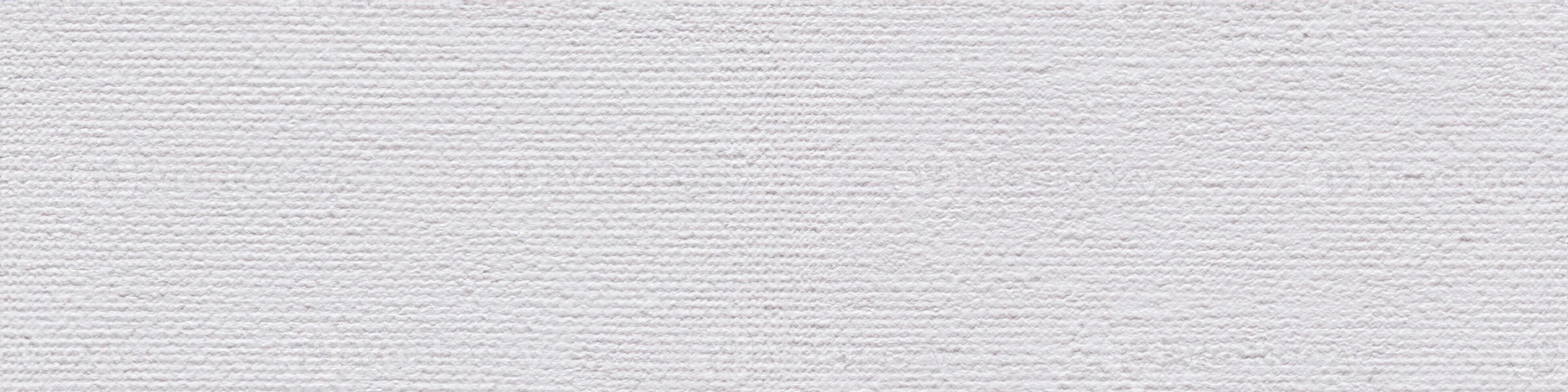 Classic white acrylic canvas background as part of your creative work. Seamless panoramic texture. photo