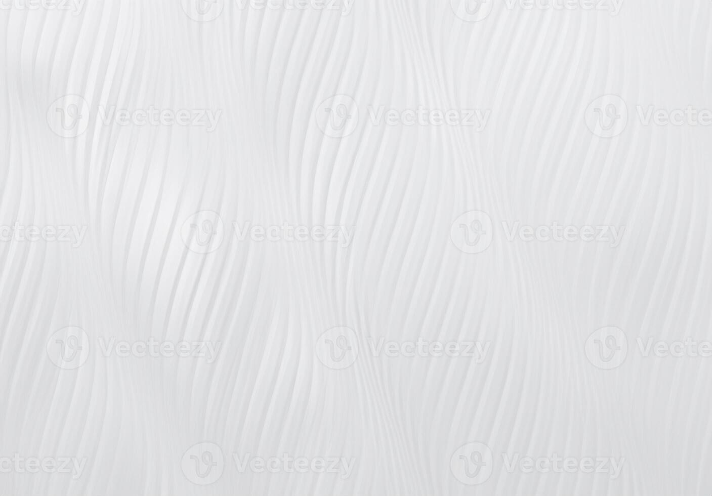 White cement wall with wave pattern. White wall texture abstract background. Modern design of white wavy background. Simple abstract wallpaper. White seamless texture. Concrete surface. Interior wall. photo