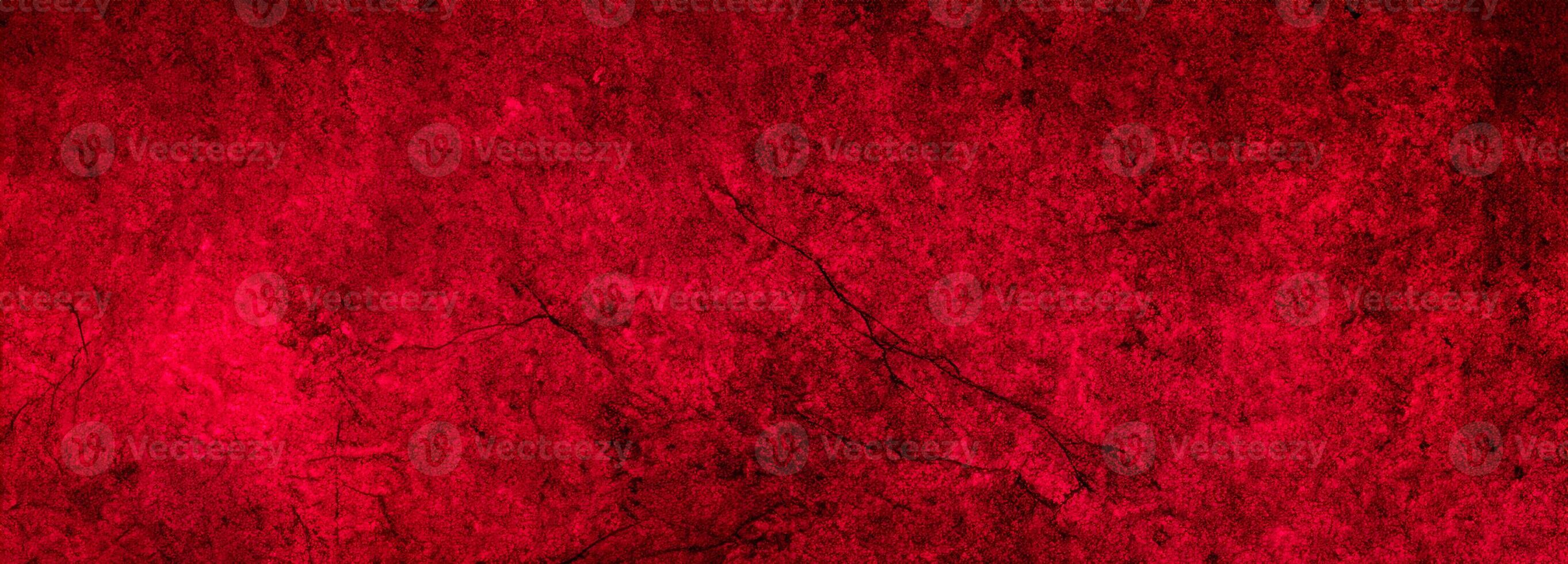 Old wall texture cement black red  background abstract dark color design are light with white gradient background. photo
