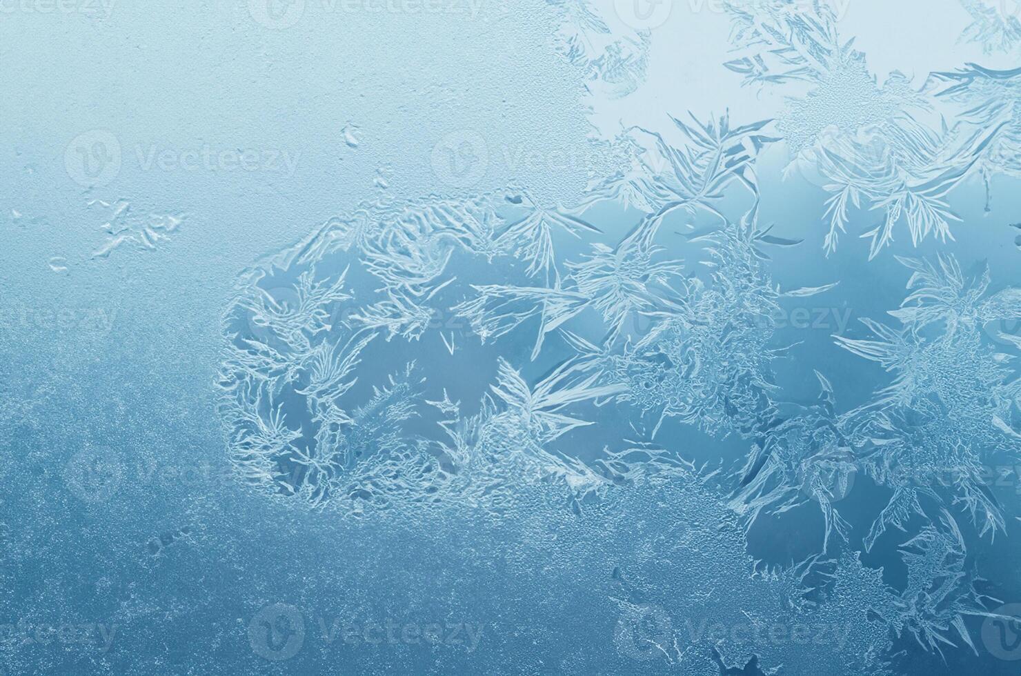 Abstract frosty pattern on glass, background texture photo