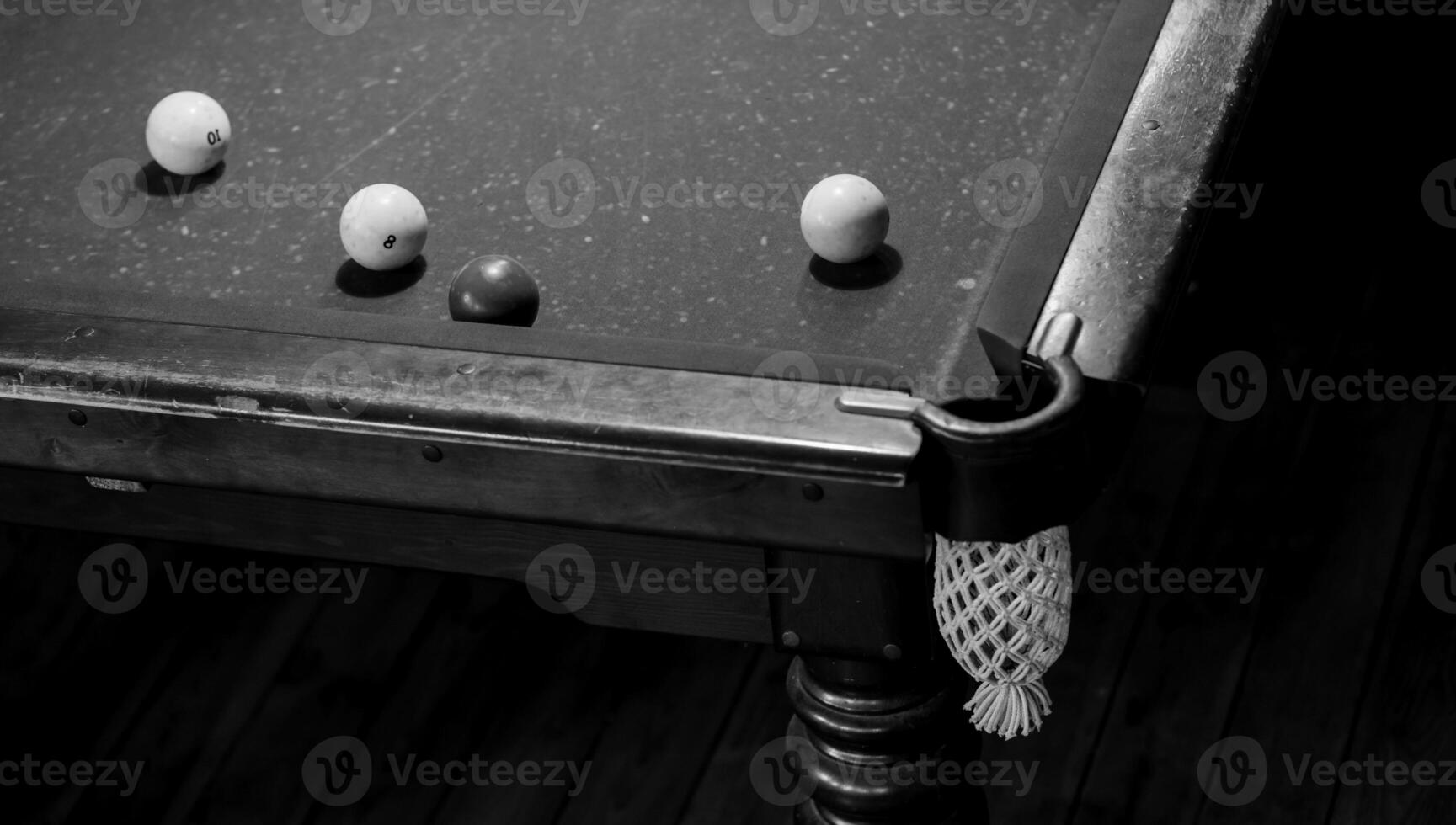 Game of billiards. photo