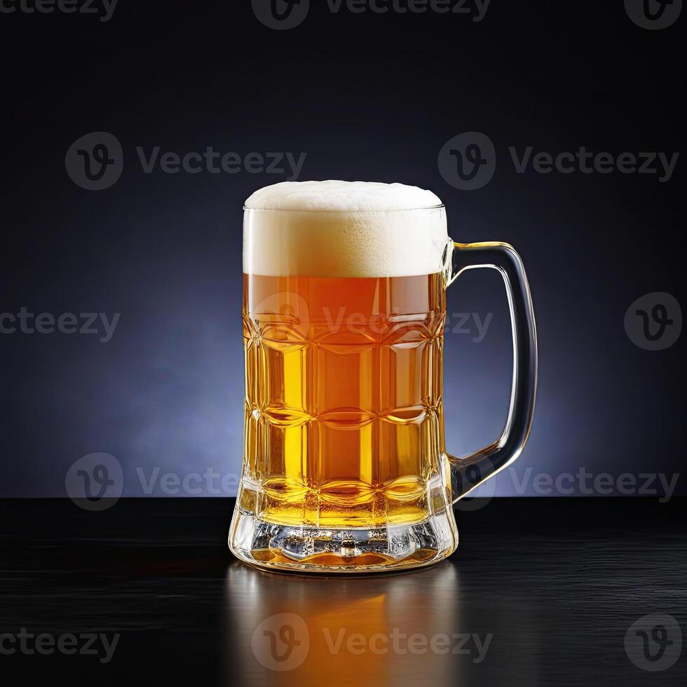 AI generated a mug of beer photo