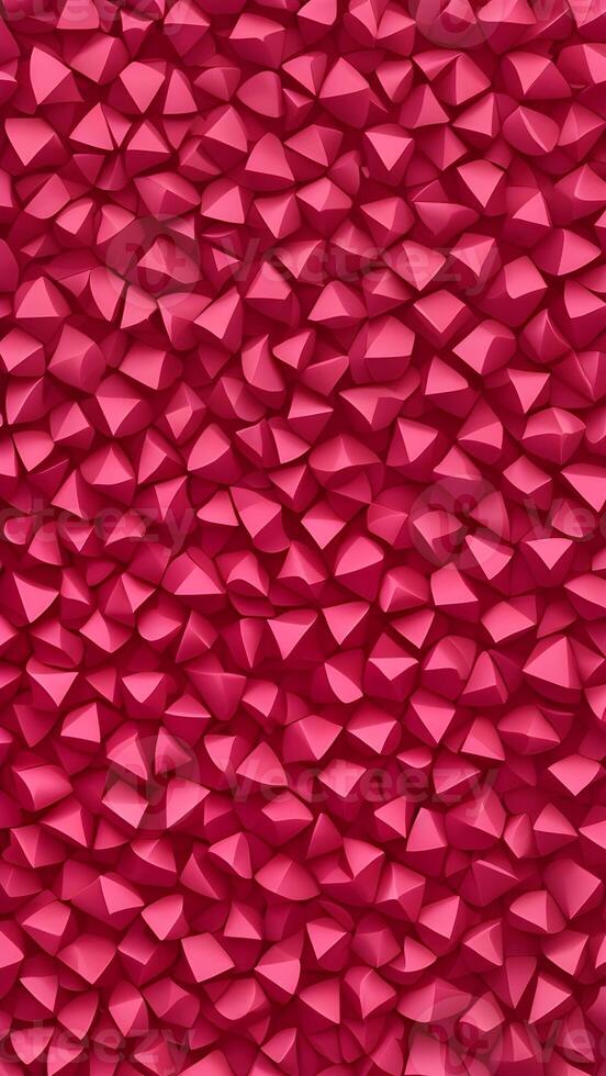 AI generated Vertical layout for Valentine's Day. Greeting card template. Generative AI. photo