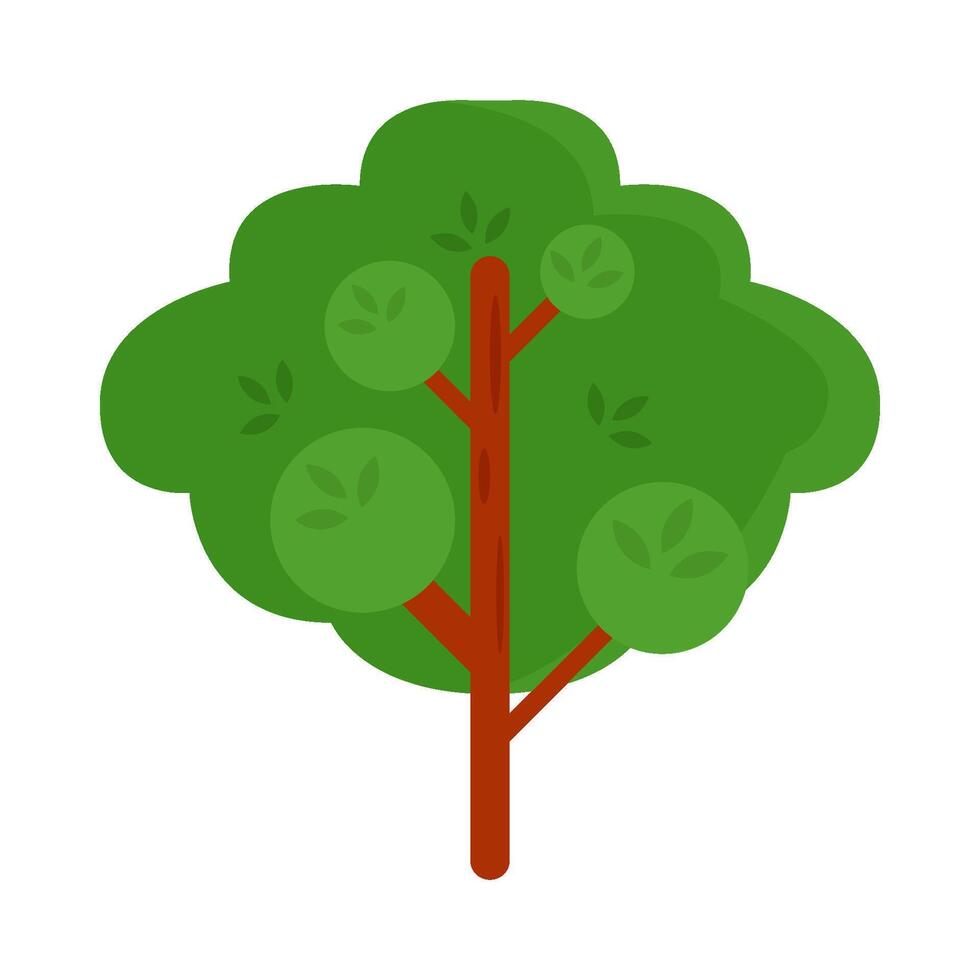 árbol verde naturaleza ilustración vector