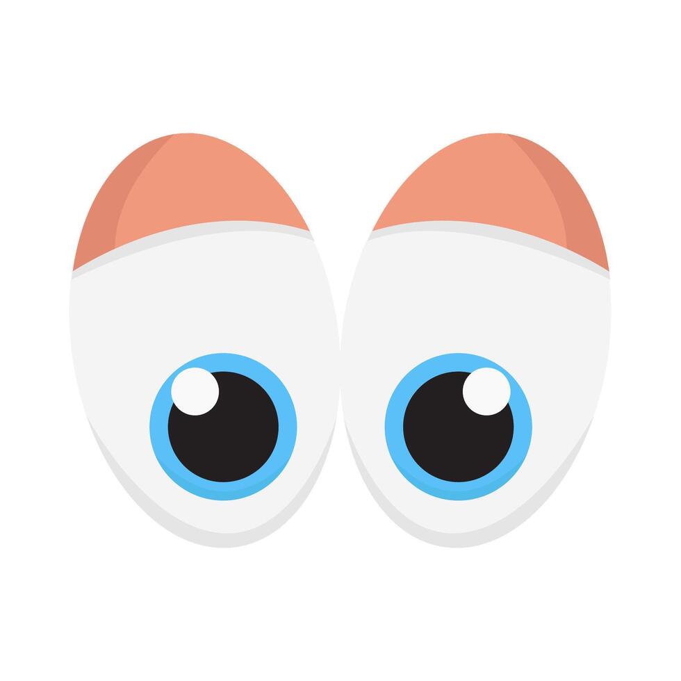 eye lens blue illustration vector