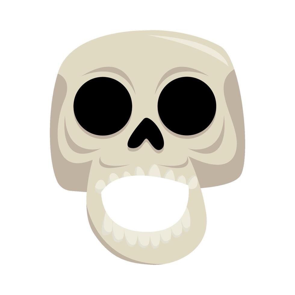 cráneo peligro ilustración vector