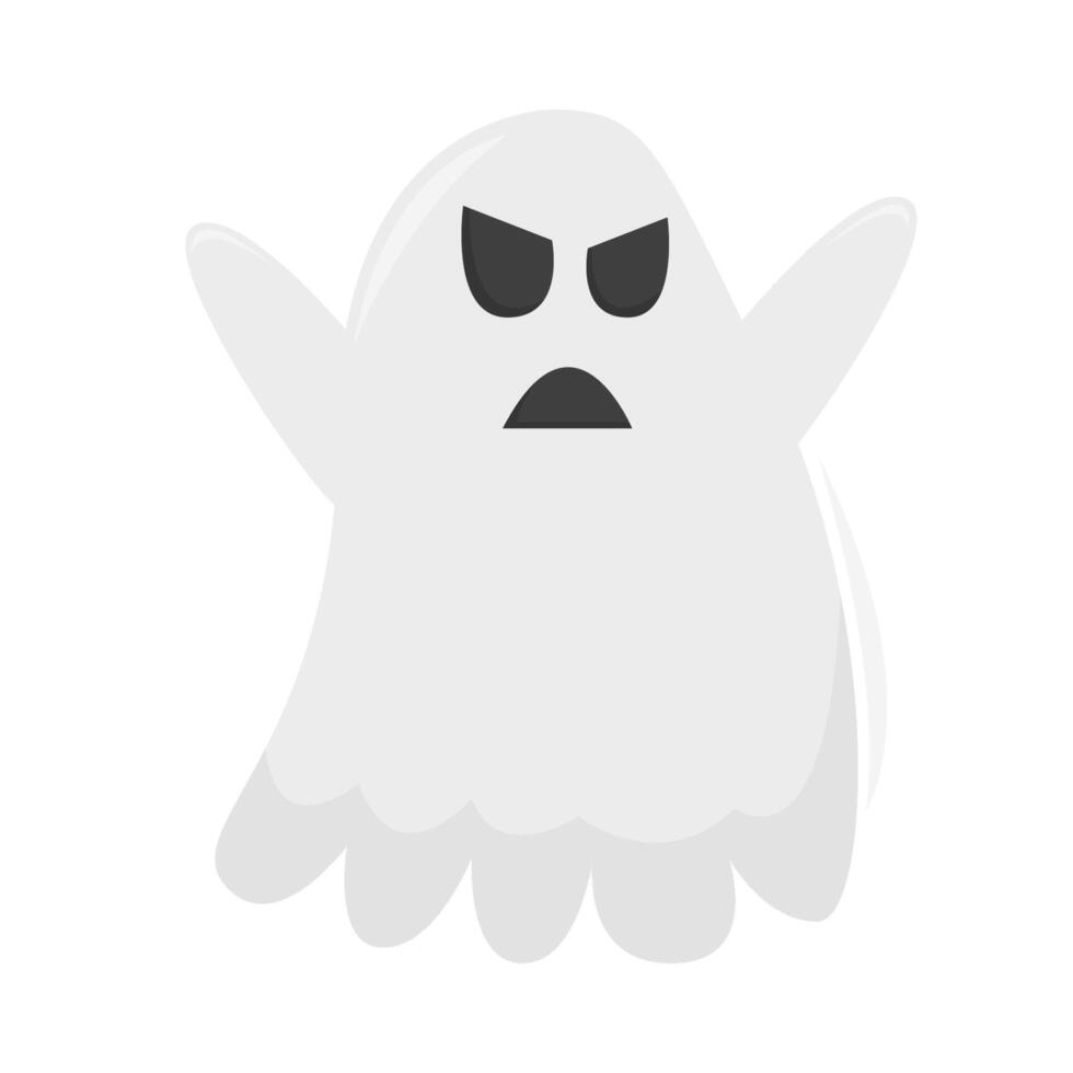 fantasma blanco ilustración vector