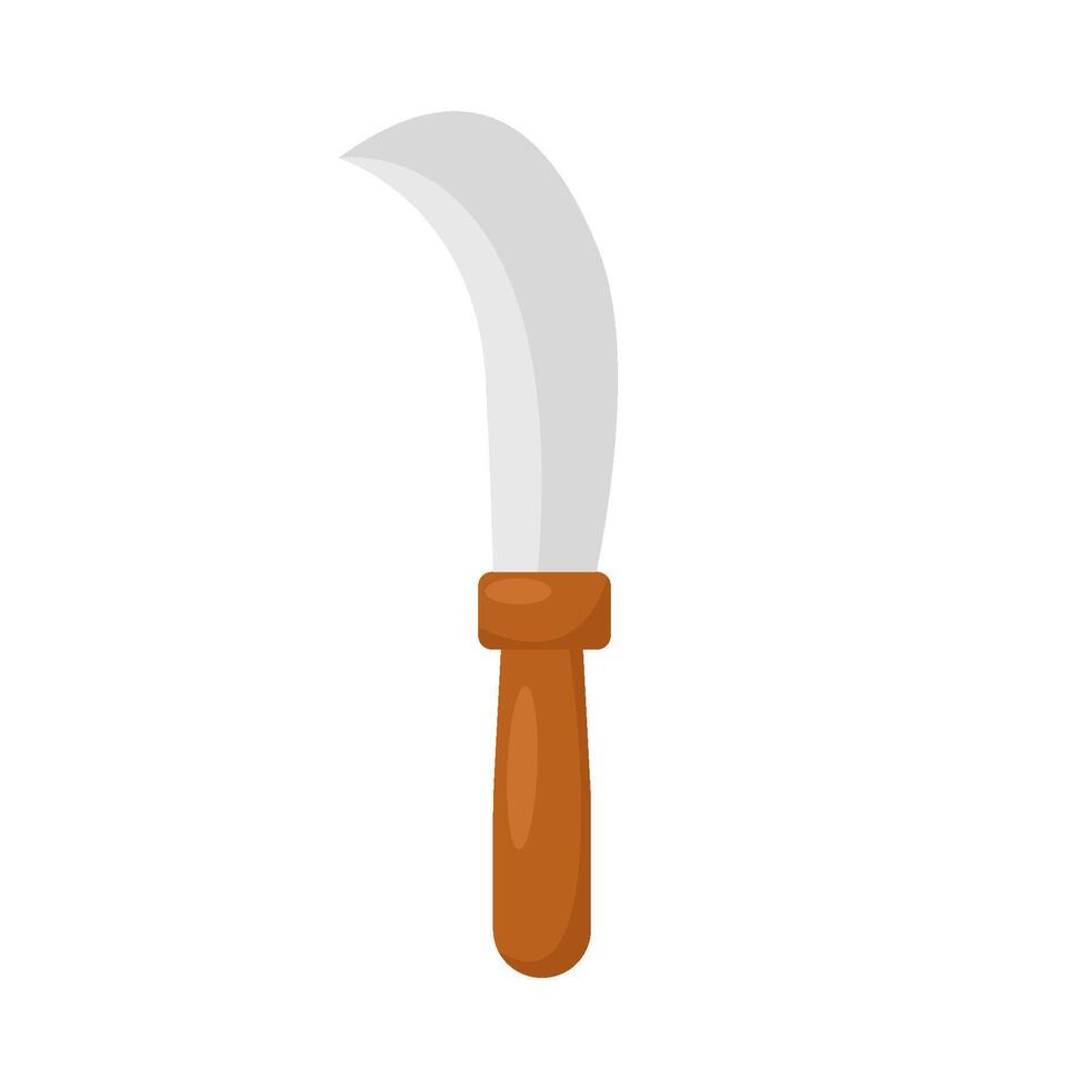 sickle farm illustration vector