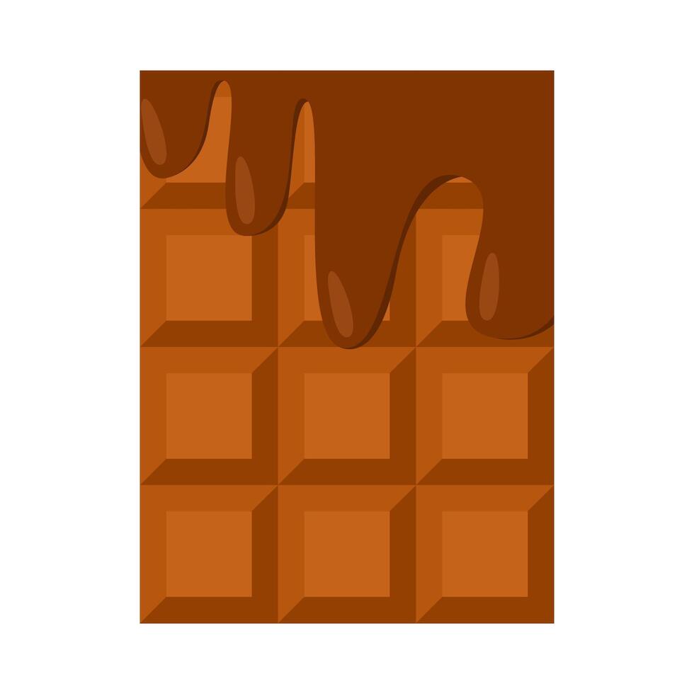chocolate bar illustration vector