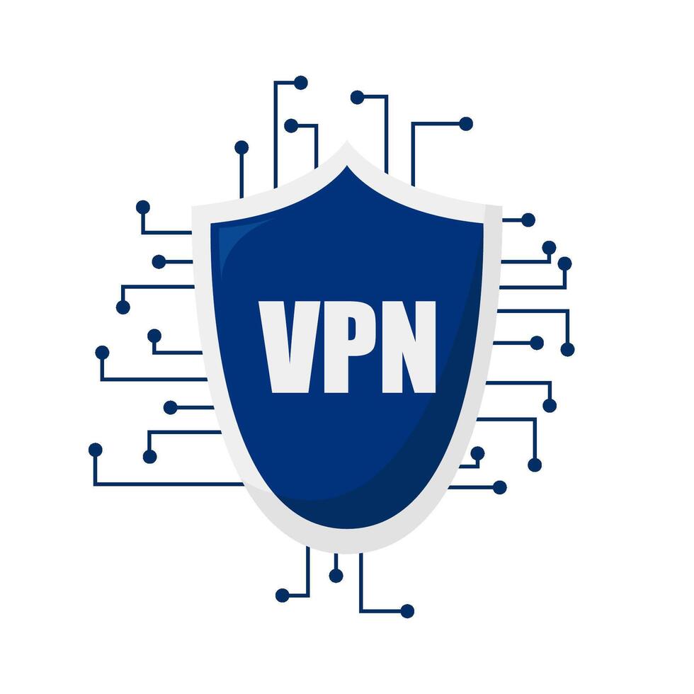 cybersecurity protection illustration vector