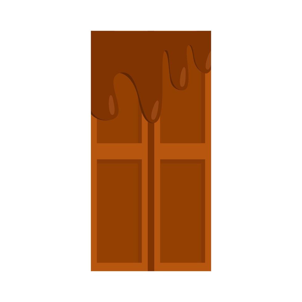chocolate bar illustration vector
