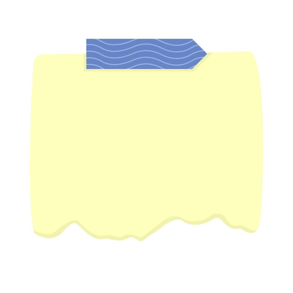 tap in ripped paper illustration vector