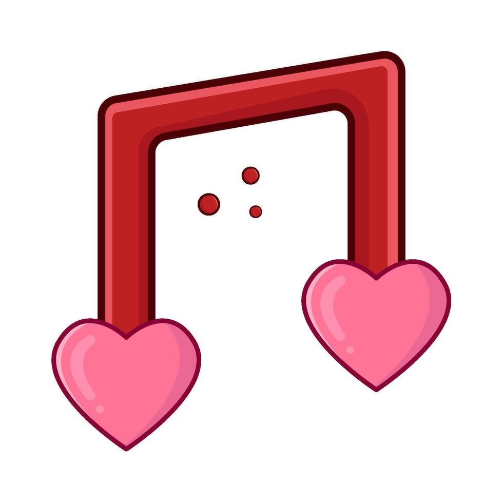 amor música ilustración vector