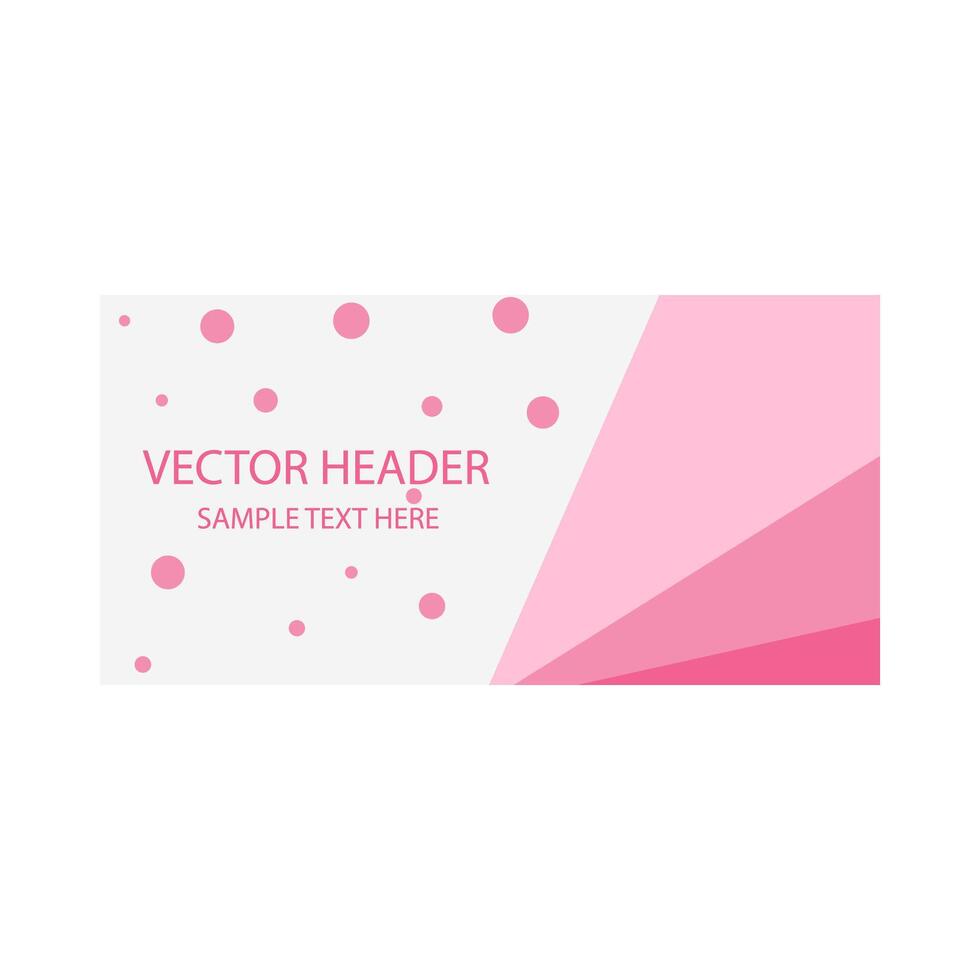 header template illustration vector