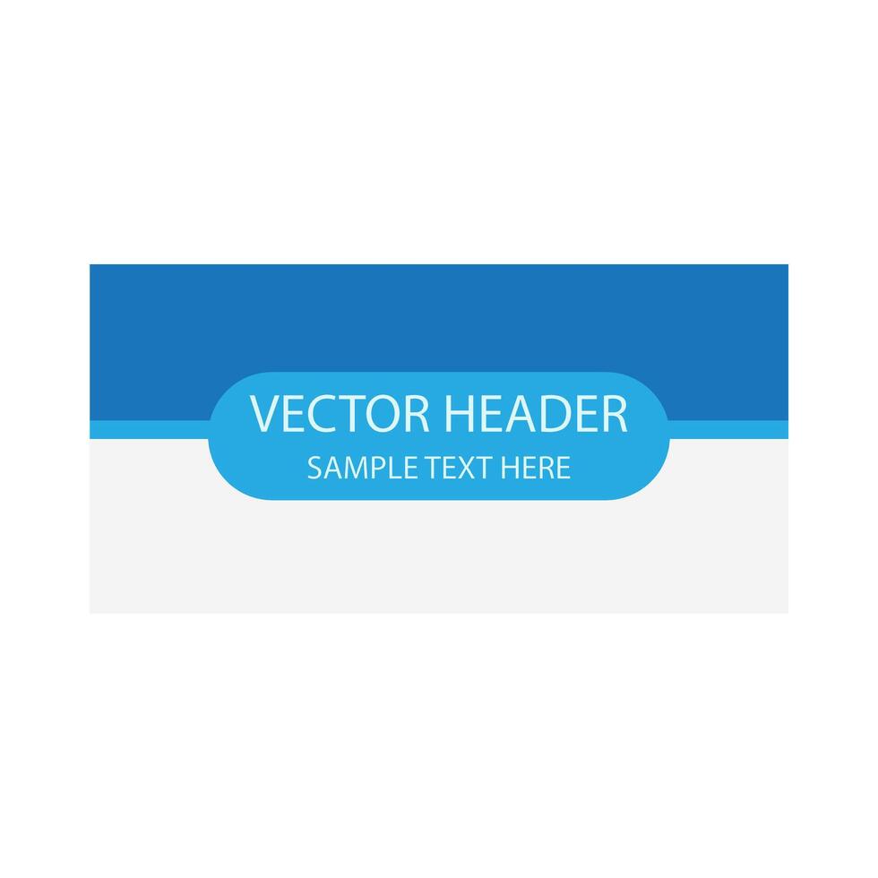 header template illustration vector