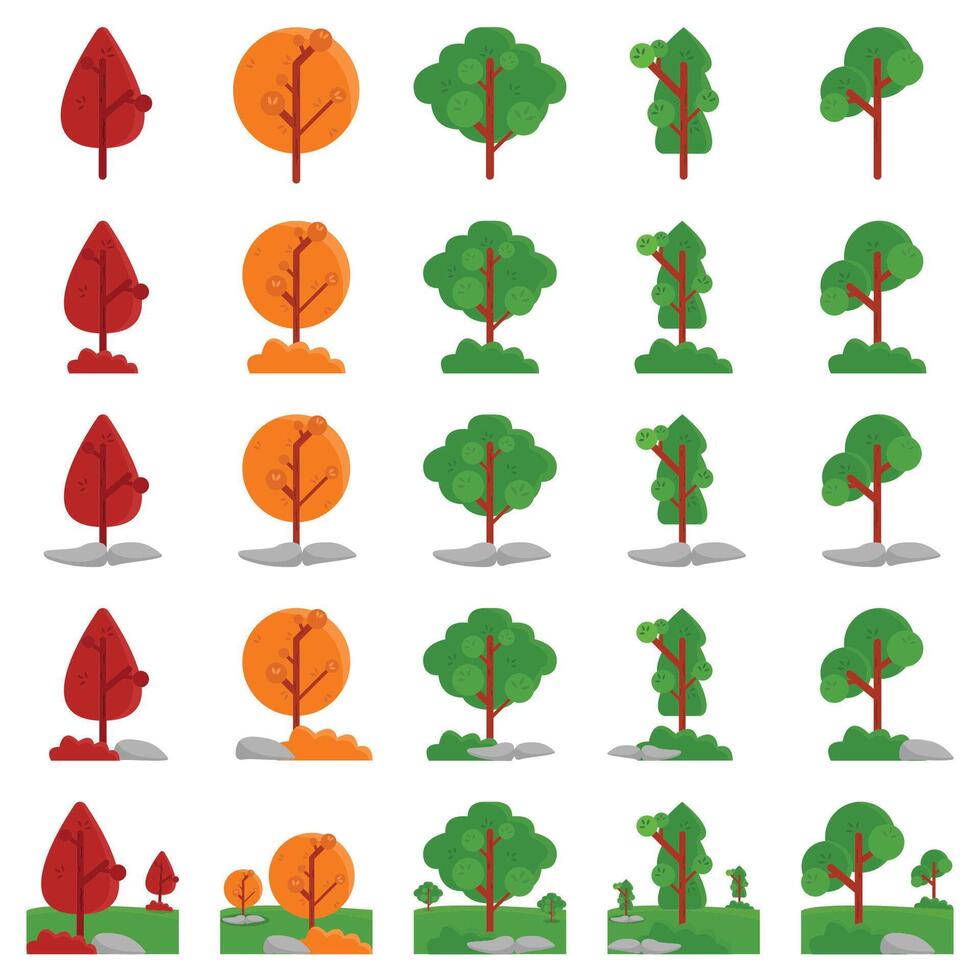 árbol paquete ilustración vector