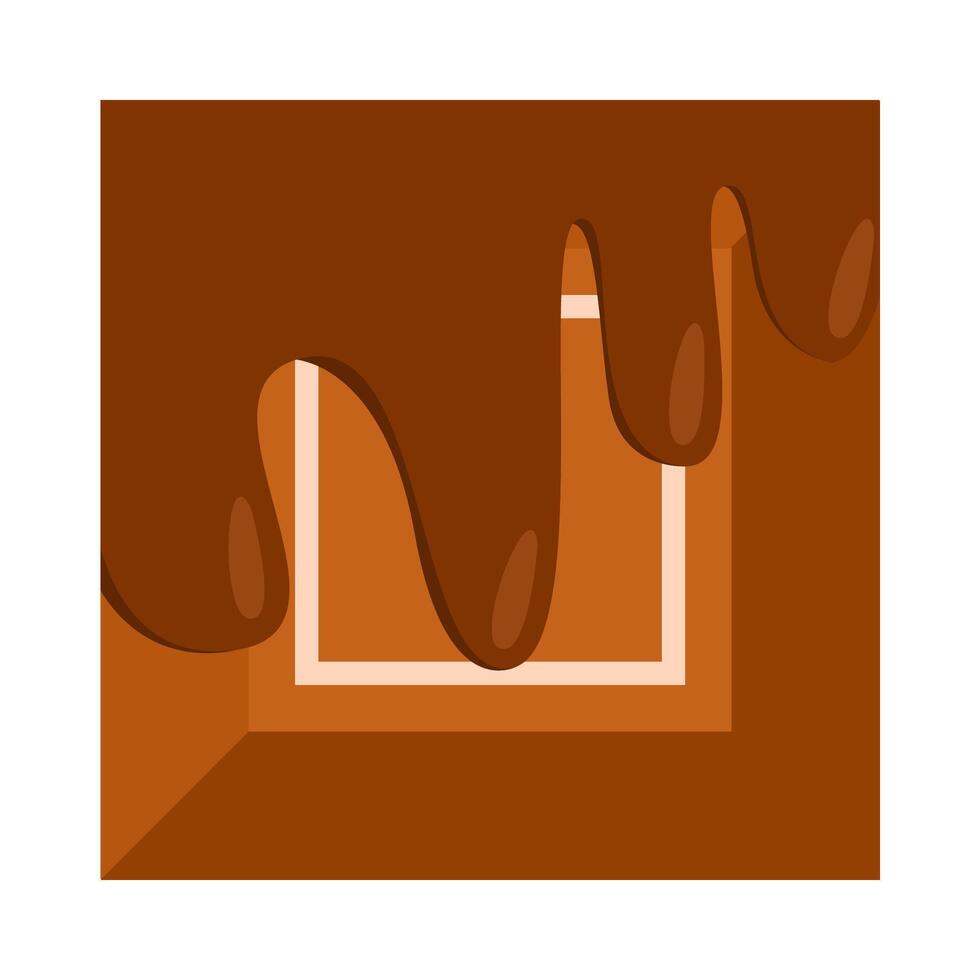 chocolate bar illustration vector