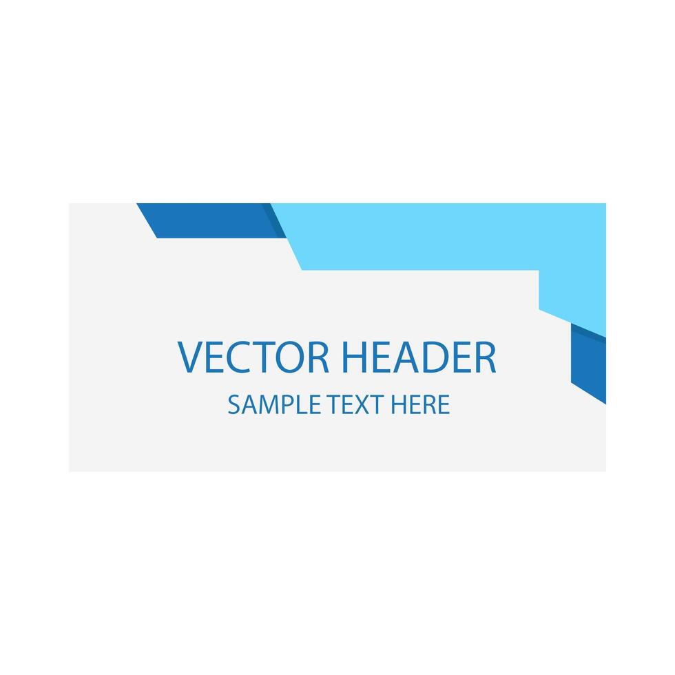 header template illustration vector