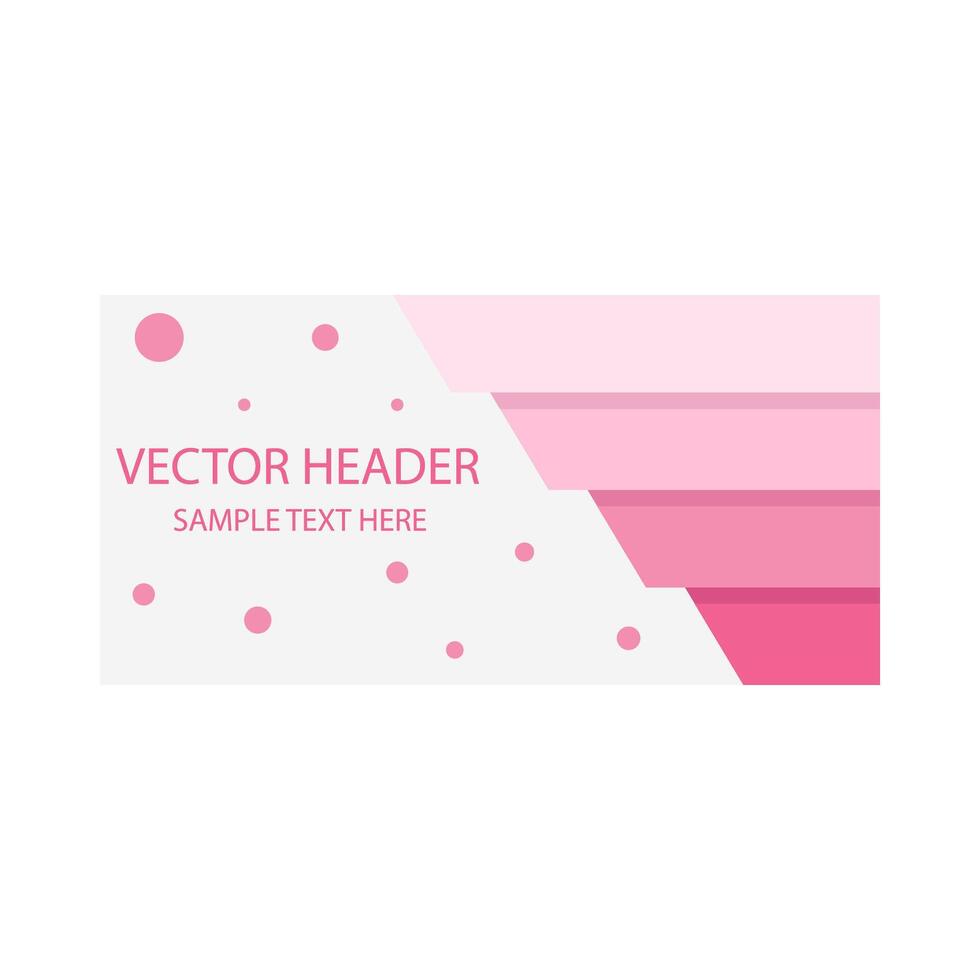 header template illustration vector