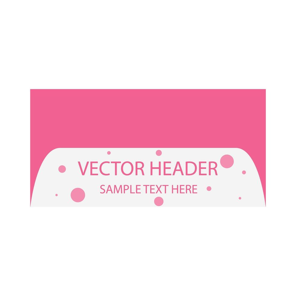 header template illustration vector