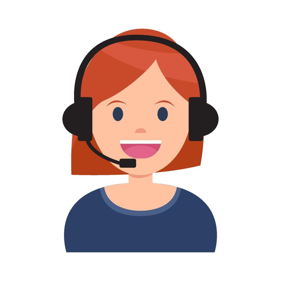 call center illustration vector