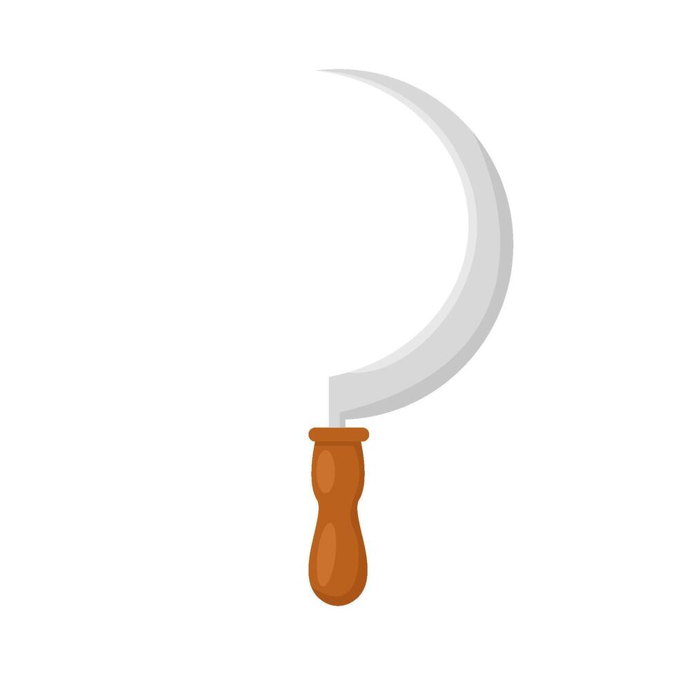sickle farm illustration vector