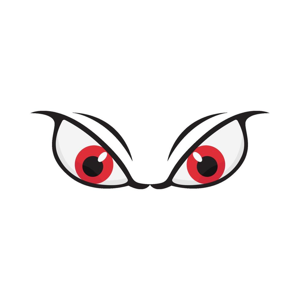 eye lens red illustration vector