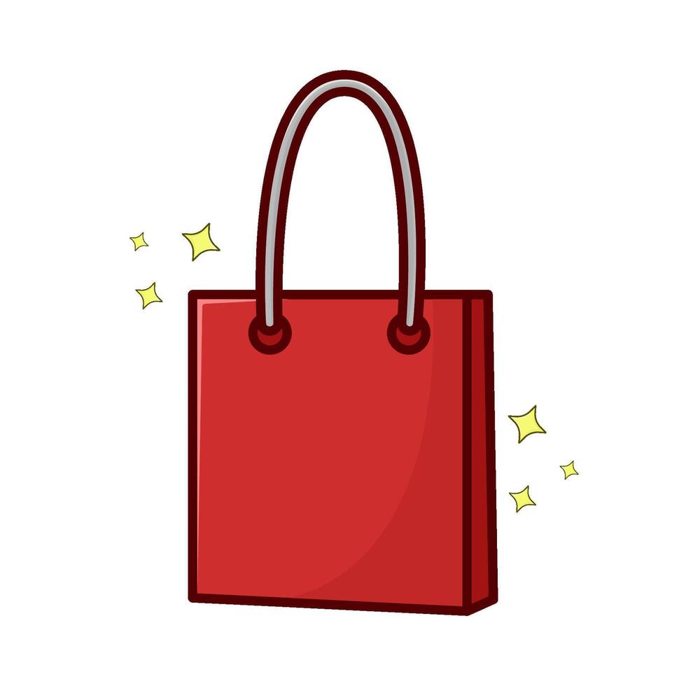 shopping bag illustration vector