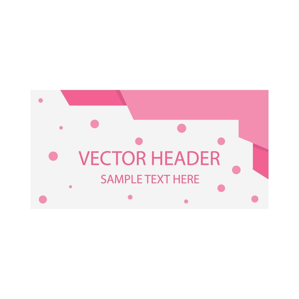 header template illustration vector