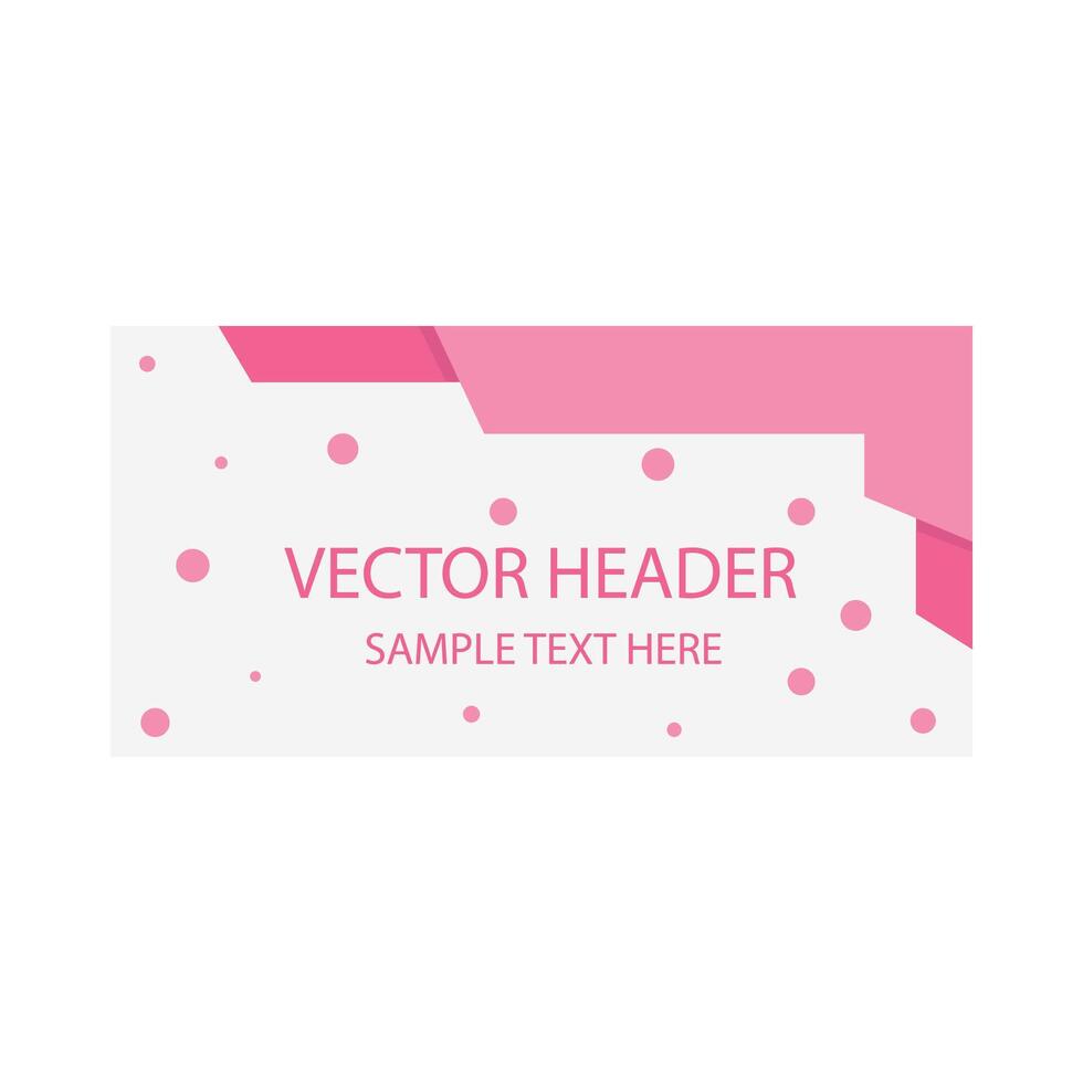 header template illustration vector